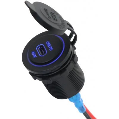 STU 34655 USB-C zásuvka 12/24V, 45W PD (Power Delivery) | Zboží Auto