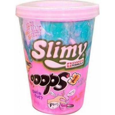 Slimy sliz metalic prdící kelímek 80g růžový – Sleviste.cz