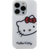 Pouzdro a kryt na mobilní telefon Apple Hello Kitty IML Head Logo Apple iPhone 15 PRO bílé