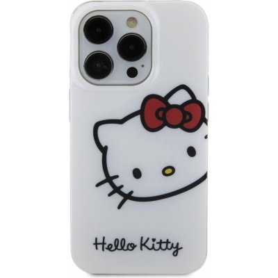 Hello Kitty IML Head Logo Apple iPhone 15 PRO bílé
