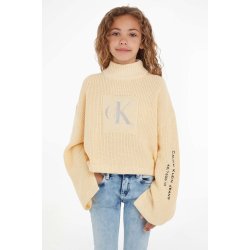 Calvin Klein Jeans dětský svetr IG0IG02324.PPYH béžová