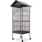 Vidaxl klec se stříškou 66 x 66 x 155 cm – Zboží Dáma