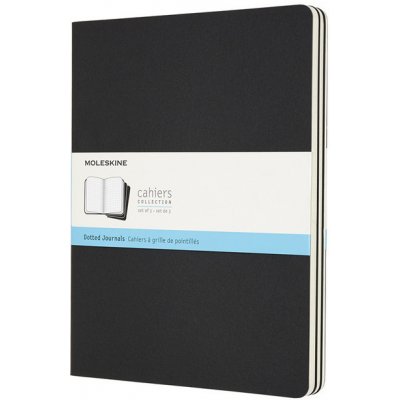 Moleskine Sešity 3 ks tečkované černé XL – Zboží Dáma
