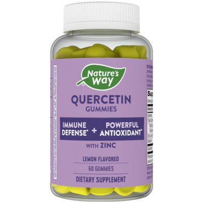 Nature's Way Quercetin Gummies with Zinc citron 60 gummies – Hledejceny.cz