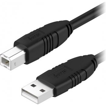 AlzaPower APW-CBUAB300B LinkCore USB-A to USB-B, 3m, černý