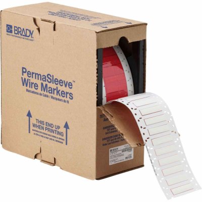 Brady HX-250-2-WT / 117078, PermaSleeve Heatex Marking Sleeves, 50.80 mm x 11.15 mm – Zboží Dáma