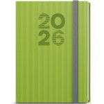 Oskar Vigo A5 Týdenní 2026 zelená – Zboží Dáma