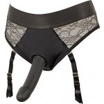 You2Toys Strap On Set Black, kalhotky a připínací penis sada – Sleviste.cz