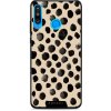 Pouzdro a kryt na mobilní telefon Huawei Mobiwear Glossy Huawei P30 Lite GA50G Černé puntíky