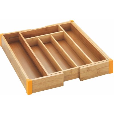 Maximex Organizér na příbory BAMBOO, nastavitelný, 25,5 - 38 x 36 x 5 cm – Zboží Dáma