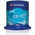 Verbatim CD-R 700MB 52x, cakebox, 100ks (43411) – Zboží Mobilmania