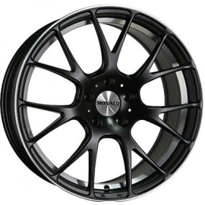 MONACO WHEELS MIRABEAU 8,5x19 5x112 ET45 black matt polished – Sleviste.cz