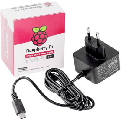 Raspberry Pi® RB-NETZTEIL4-B zásuvkový napájecí adaptér, stálé napětí Vhodné pro (vývojové sady): Raspberry Pi Výstupní proud (max.) 3000 mA 1 x USB-C® zástrčka – Zboží Živě