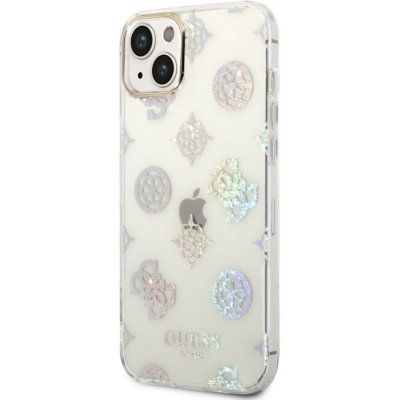 Pouzdro Guess PC/TPU Peony Glitter iPhone 14 Plus bílé – Zbozi.Blesk.cz