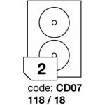 Rayfilm R0100.CD07A samolepící 18/118mm bílé 100 listů – Zboží Dáma