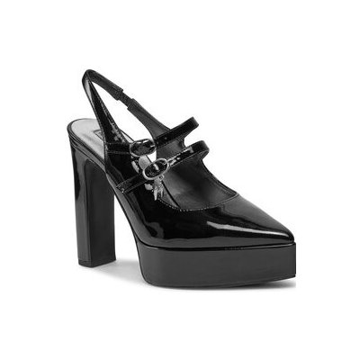 KARL LAGERFELD KL93114 Black Patent Lthr – Zboží Mobilmania