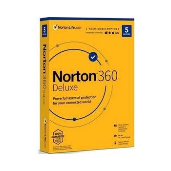 Norton 360 DELUXE 50GB 5 lic. 1 rok (21415000)