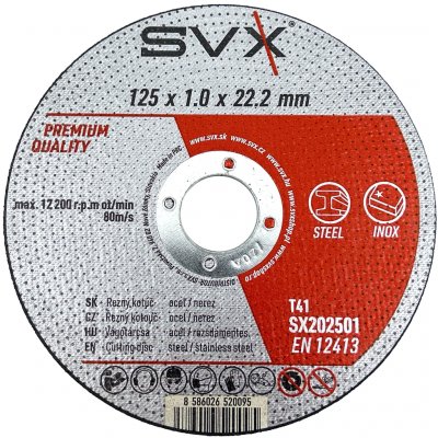 SVXtools Řezný kotouč 125 x 1 mm 1251022 – Sleviste.cz