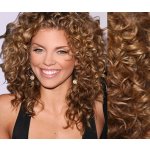 Clip in kudrnaté vlasy 100% lidské REMY 53cm světle hnědá – Sleviste.cz