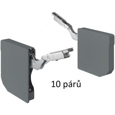 Cemux LIFT C silný výklop na dvířka 400-500 mm sada 10 párů antracit – Sleviste.cz
