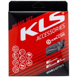 KLS Sada brzdových bovdenů Brake set stainles steel