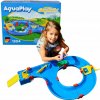 Hračka do vody AquaPlay Vodní dráha Amphieset s vodní turbínou a hrošice Wilma v loďce