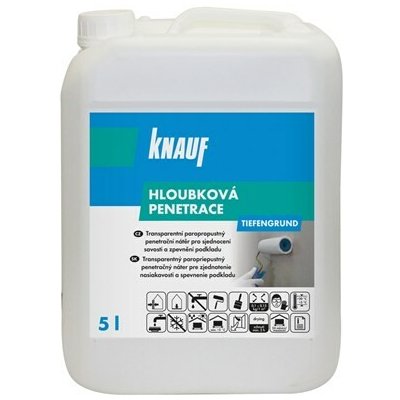 KNAUF HLOUBKOVÁ PENETRACE – Zpevňující penetrační nátěr 5l – Zbozi.Blesk.cz