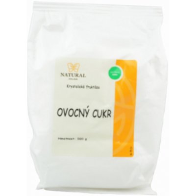 Natural Ovocný cukr krystalická fruktóza 500 g – Zboží Dáma