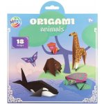 Creative Craft Group Papíry na origami 19,5x19,5cm 12ks zvířata – Hledejceny.cz