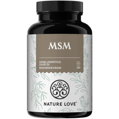 Nature Love MSM 2000mg + Vitamin C 180 tablet Vegan – Zboží Mobilmania