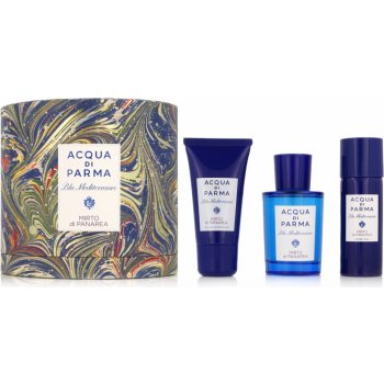 Acqua di Parma Blu Mediterraneo Mirto di Panarea EDT 75 ml + sprchový gel 40 ml + tělové mléko 50 ml dárková sada