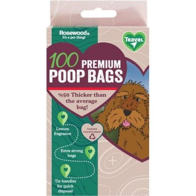 Rosewood Pet Products Ltd Rozložitelné sáčky na exkrementy 26 x 34 cm 100 ks RW – Zboží Mobilmania