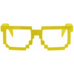 GoDan Párty brýle Pixely žluté plastové – Zboží Dáma