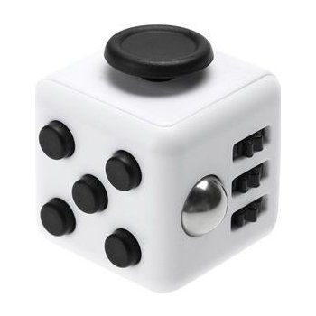 Fidget Cube antistresová kostka Černo červený