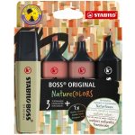 Stabilo zvýrazňovač různých barev 4 ks – Zboží Dáma