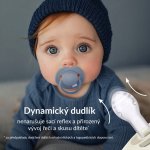 Lovi dudlík svítící silikon dynamický Prime 2ks Ivory/Blush – Zboží Dáma