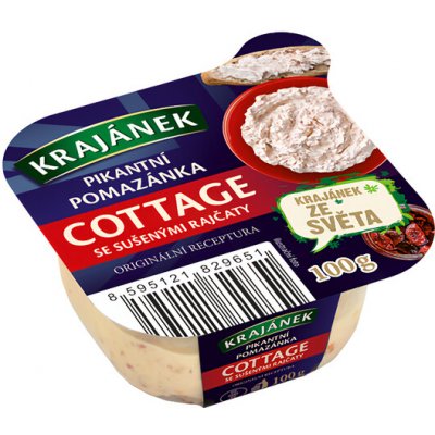 Krajánek Pikantní Pomazánka cottage se sušenými rajčaty 100 g – Sleviste.cz