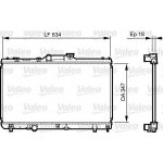 VALEO Chladič vody VA 731441