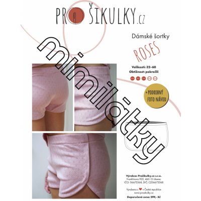 Dámské šortky ROSES | 32-46 - Česky – Hledejceny.cz