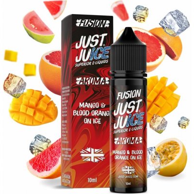 Just Juice Shake & Vape Mango & Blood Orange on Ice 10 ml – Hledejceny.cz
