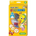 Barvy na sklo sada 6 barev 10,5 ml + 6 sklíček Zvířátka 6408 – Hledejceny.cz