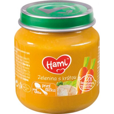 Hami Zelenina s krůtou první lžička 125 g – Zbozi.Blesk.cz