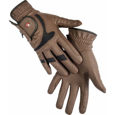 HKM PRO TEAM Rukavice Professional Air Mesh dark brown – Hledejceny.cz