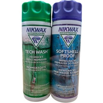 NIKWAX Tech Wash a impregnace Softshell Proof 300 + 300 ml