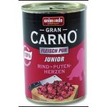 Animonda Gran Carno Junior hovězí & krůtí srdce 12 x 400 g – Hledejceny.cz