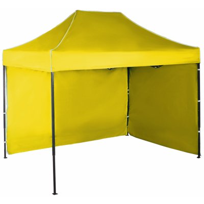 Expodum Nůžkový stan 3x2m ocelový Žlutá 2 boční plachty – Zboží Dáma