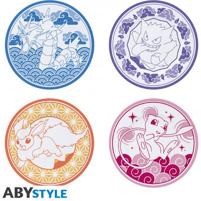 ABYstyle Sada talířů Pokémon - Japanese Style, 4 ks – Hledejceny.cz