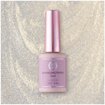 Ruscona SPARKLING FINISH gel GOLD 12 ml – Zbozi.Blesk.cz