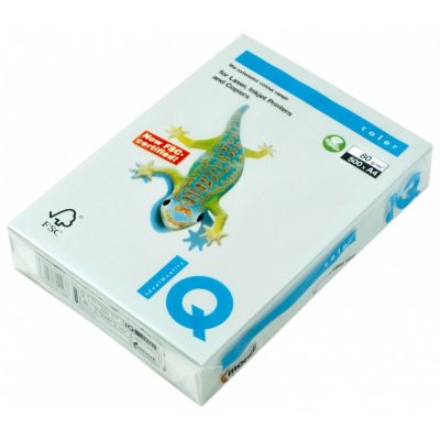 Papír IQ Color A4 160 g GN27 světle zelená 250listů – Zboží Dáma