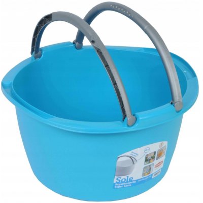 Stefanplast Dřez kulatý s uchy SOLE, 16l, mix barev – Zboží Dáma
